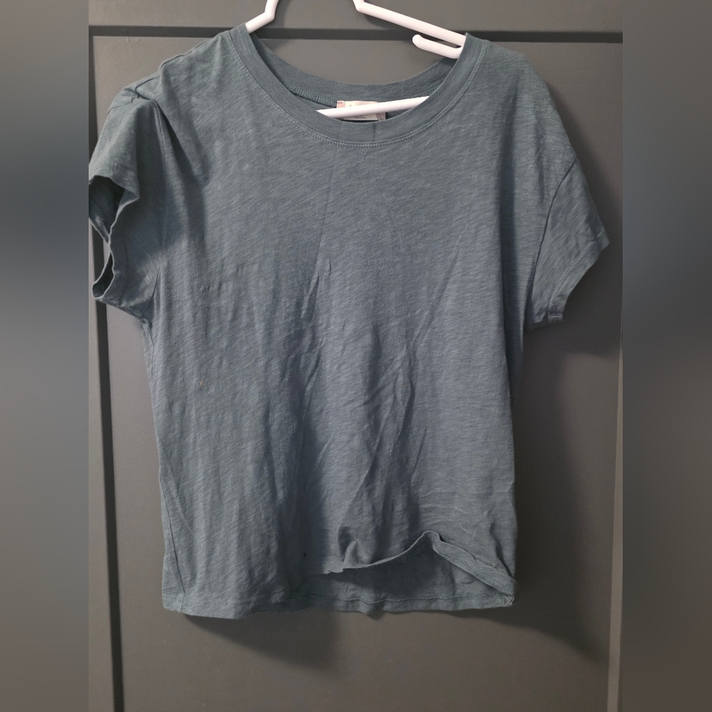 Altar'd State Slate Blue Short Sleeve Tee